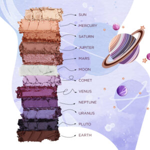 Eveline Cosmetics MYSTIC GALAXY szemfesték 12 árnyalatban - Image 2
