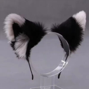 Farkasfüles hajráf - kiegészítő jelmezhez